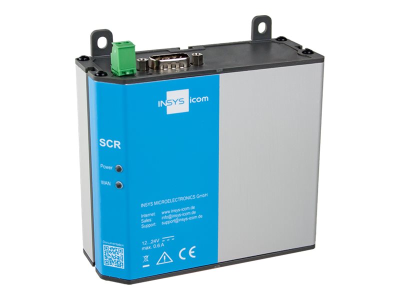 Icom Scr E 200   Router 2 Port Switch   Modbus   Din Monterbar På Skinne, Væg Monterbar fra Insys