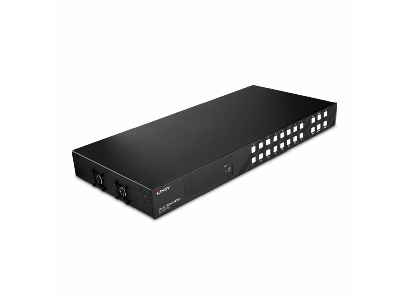 38359, Hdmi, Hdmi, 3,5 Mm, 3840 X 2160 Pixel, Sort, Metal fra Lindy