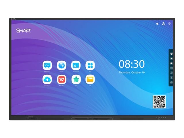 Smart Board Gx186 V3   86" Diagonal Klasse Gx (v3) Series Led Bagbelyst Lcd Paneldisplay   Med Whiteboard Og Berøringsskærm (multiberøring)   Android fra Smart Modular Technologies