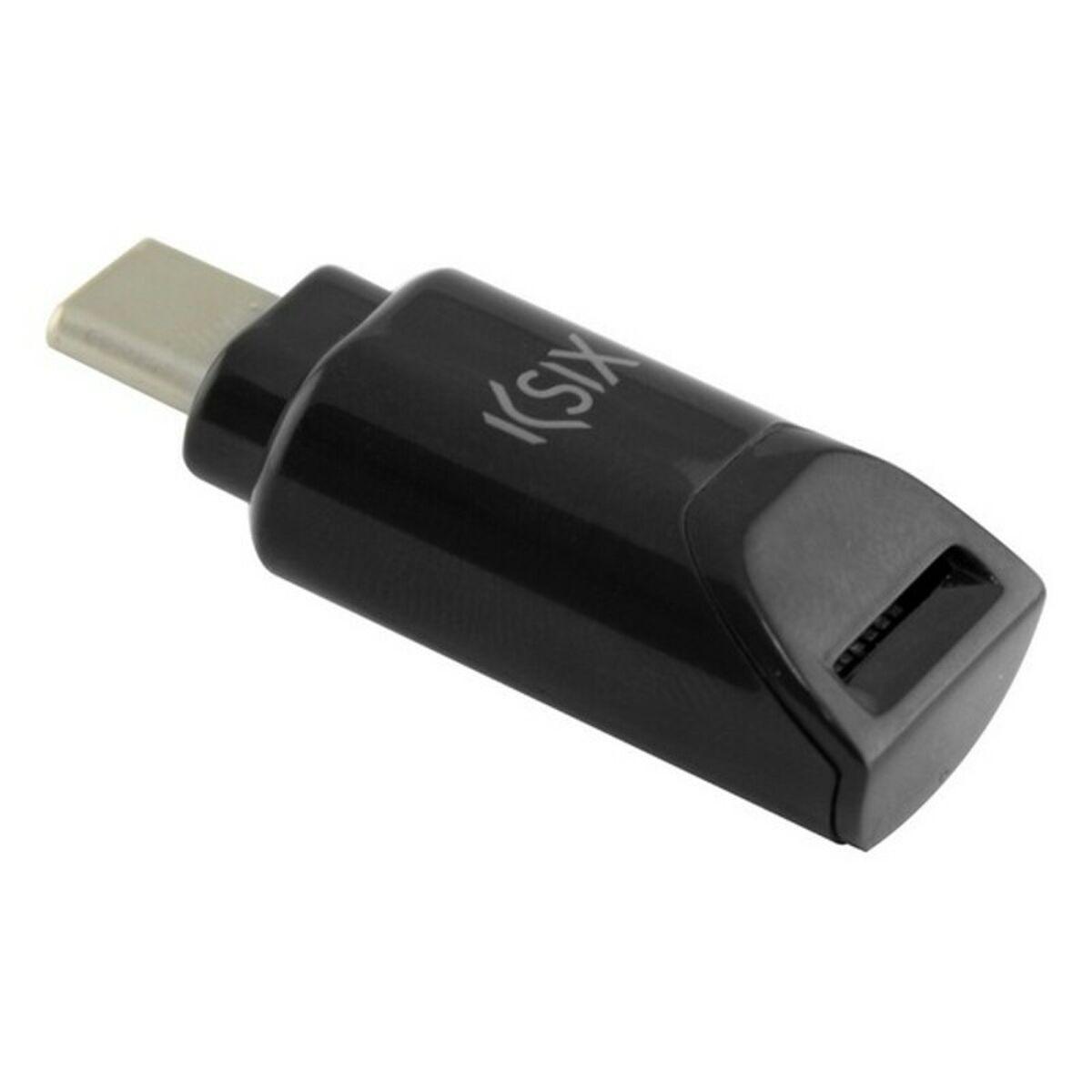 Micro Sd Til Usb C Adapter   Sort fra Ksix
