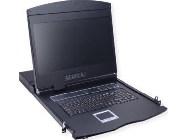 19 Kvm Switch, 8 Porte, 43 Cm (17) Tft (4:3), Vga, Usb, Engelsk Tastaturlayout (uk) fra Value