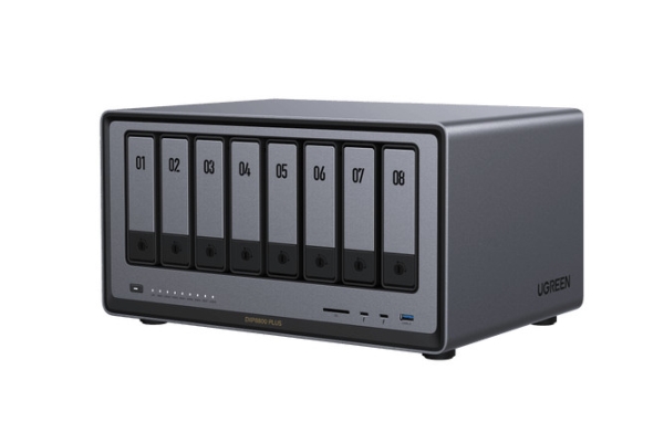 Nasync Dxp8800plus, Nas, Desktop, Intel® Core™ I5, I5 1235u, 8 Gb, Ddr5 fra Ugreen