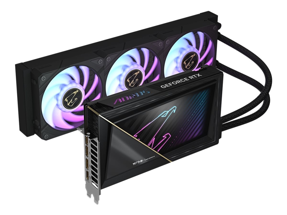 Aorus Geforce Rtx 5080 Xtreme Waterforce 16g   Oc Edition   Grafikkort   Geforce Rtx 5080   16 Gb Gddr7   Pci Express 5.0   Hdmi, 3 X Displayport   B fra Gigabyte Technology