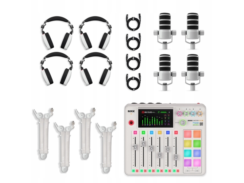 Ultimate Podcaster Bundle White fra Rode