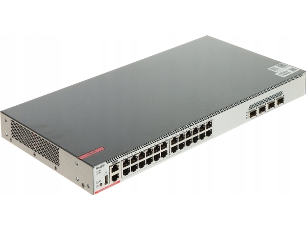 Poe Switch Rg Cs86 24mg4vs Up 24 Port Sfp+   fra Ruijie