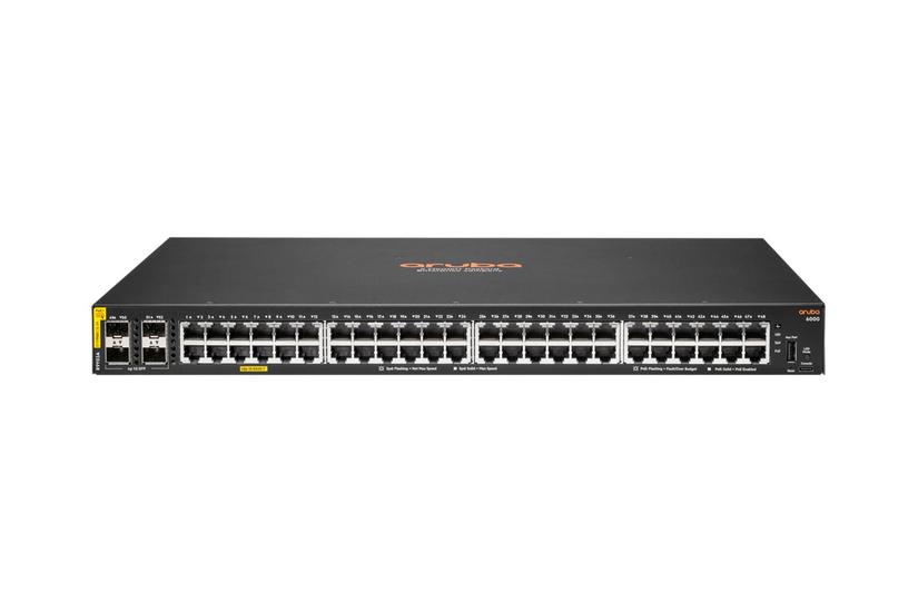 Aruba Networking Cx 6000 48g Class4 Poe 4sfp 740w Switch   Switch   48 Porte   Administreret   Monterbar På Stativ fra Hpe