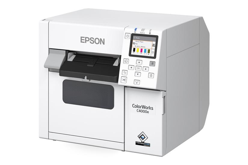 Colorworks Cw C4000e (bk)   Etiketprinter   Farve   Blækprinter fra Epson