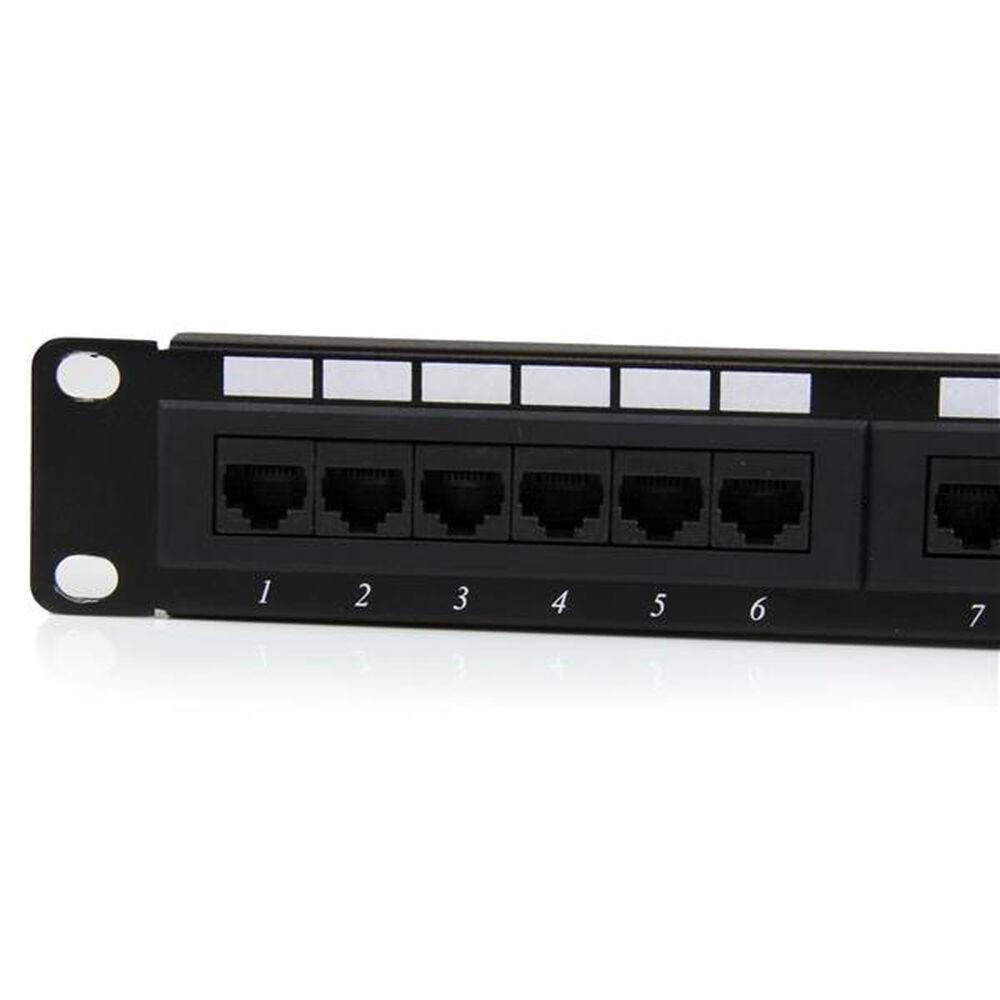 24 Port Utp Kategori 6 Patch Panel   C6panel24 fra Startech