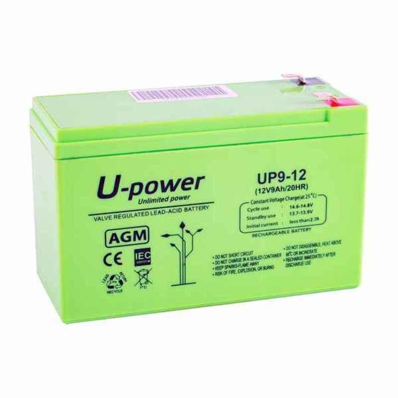 Batteri   Bat12 9r 9ah 12v fra Riello