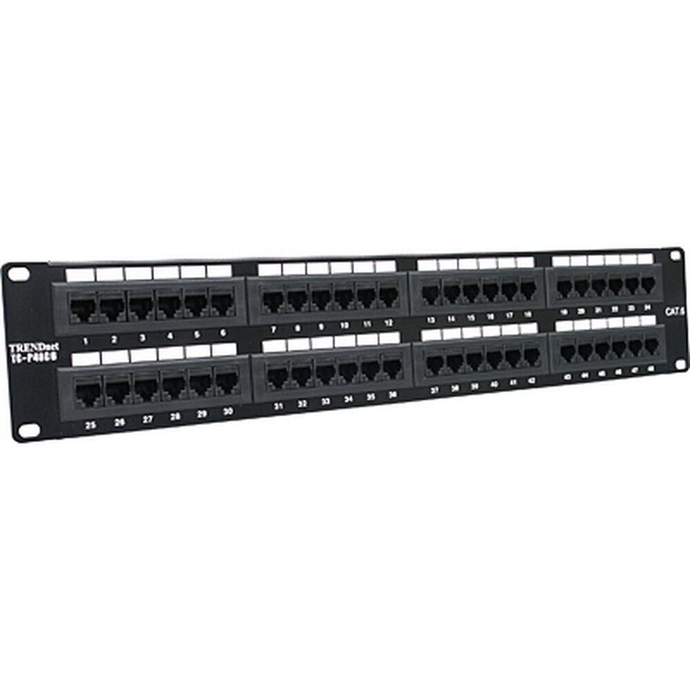 48 Port Utp Kategori 6 Patch Panel   21221267 fra Trendnet