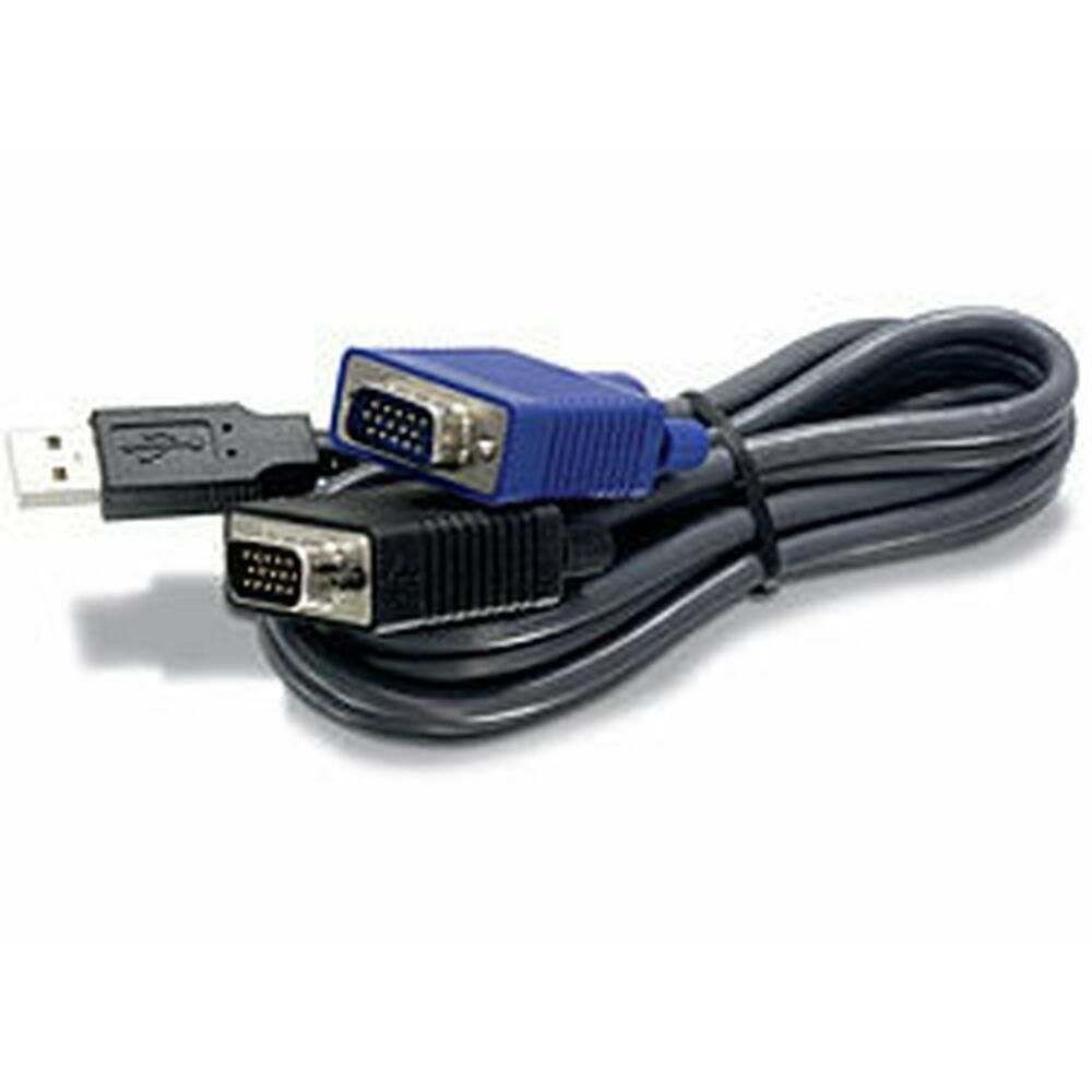 Kabel Kvm   Tk Cu06 Sort 1.8 M fra Trendnet