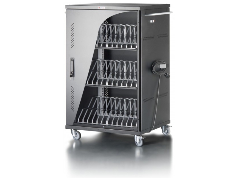 I Cabinet 36d12aty, Bærbart Enhedshåndteringsskab, Sort, Gulv, 68,5 Cm, 59,5 Cm, 111 Cm fra Techly