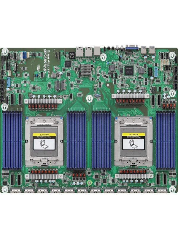 Genoa2d24g 2l+ Bundkort   Lga6096 Socket Socket   Ddr5 Ram   Proprietary fra Asrock
