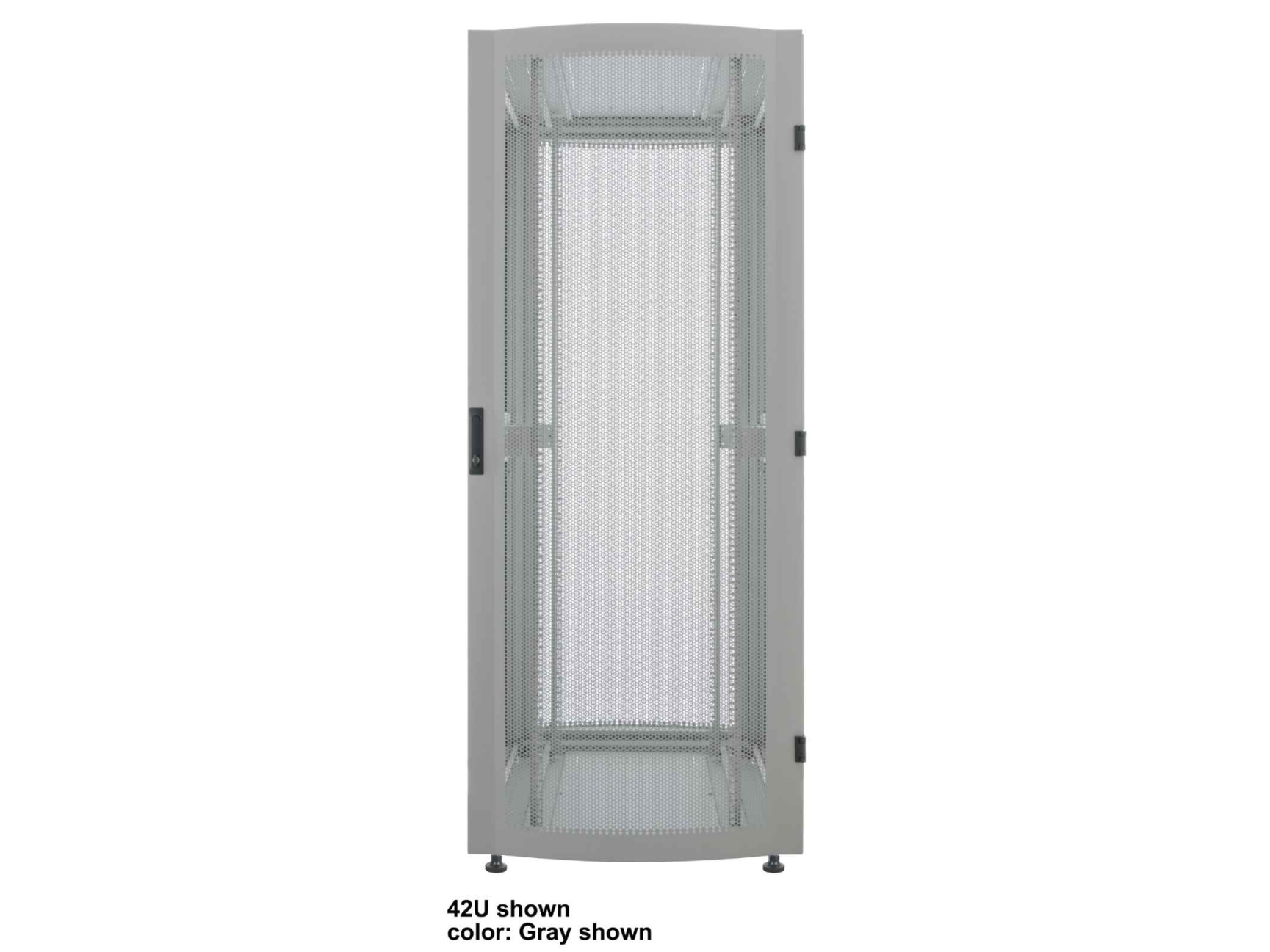 715546, Fritstående Reol, 26u, 2000 Kg, Nøglelås, Justerbare Fødder, 75,5 Kg fra Intellinet
