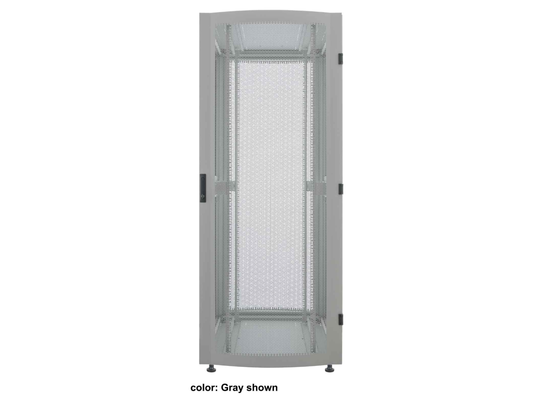 715584, Fritstående Reol, 42u, 2000 Kg, Nøglelås, Justerbare Fødder, 117,3 Kg fra Intellinet