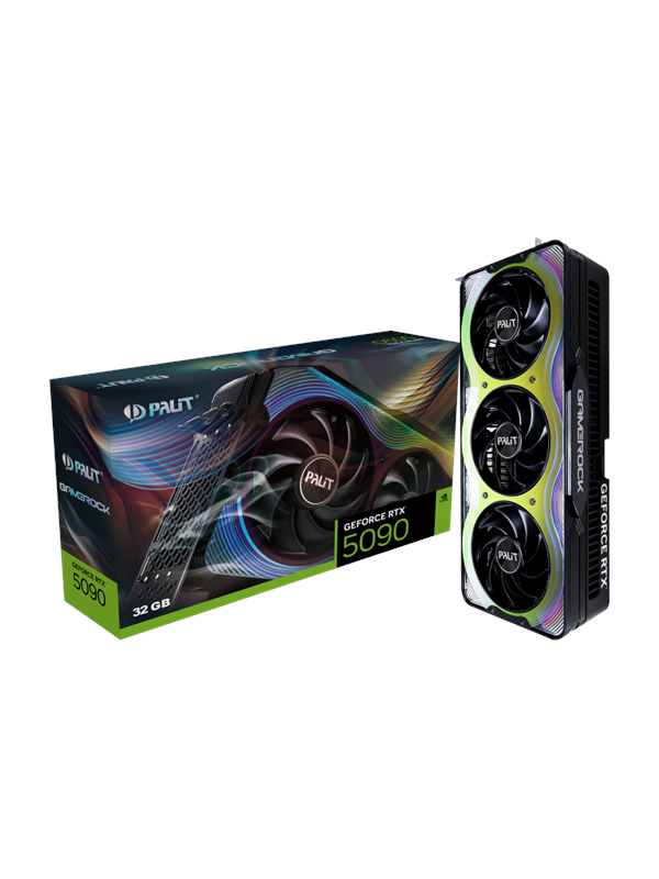 Geforce Rtx 5090 Gamerock   32gb Gddr7 Ram   Grafikkort fra Palit