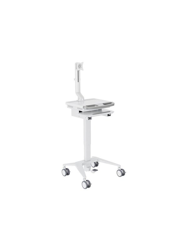 M Basic Cart   For Lcd Display   Keyboard   Mouse   Notebook   White Silver 7.5 Kg 100 X 100 Mm fra Multibrackets