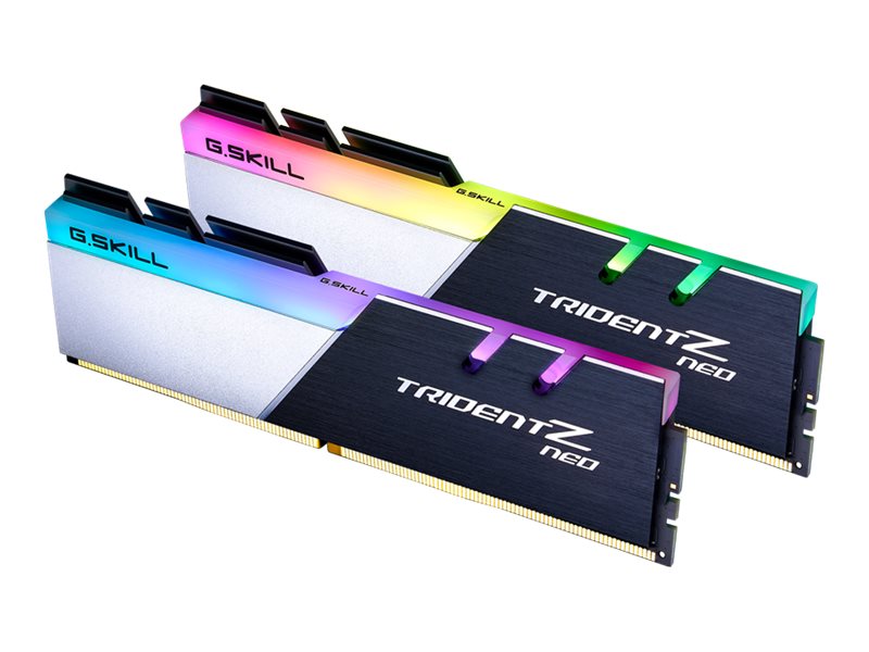 Tridentz Neo Series   Ddr4   Sæt   16 Gb: 2 X 8 Gb   Dimm 288 Pin   3600 Mhz   Pc4 28800   Cl14   1.45 V   Ikke Bufferet   Ikke Ecc   Børstet fra G.skill