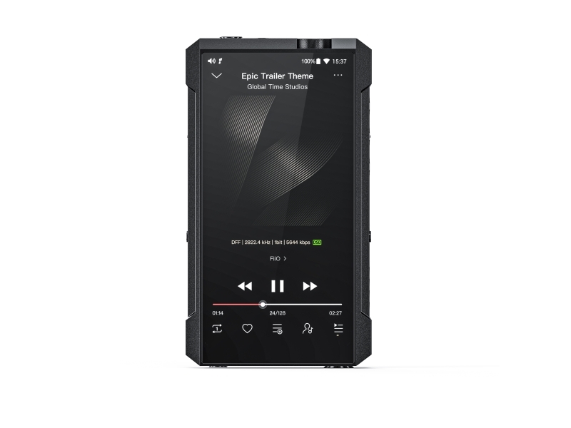 M17, Mp3 Afspiller, 64 Gb, Usb 3.2 Gen 1 (3.1 Gen 1), 610 G, Sort fra Fiio