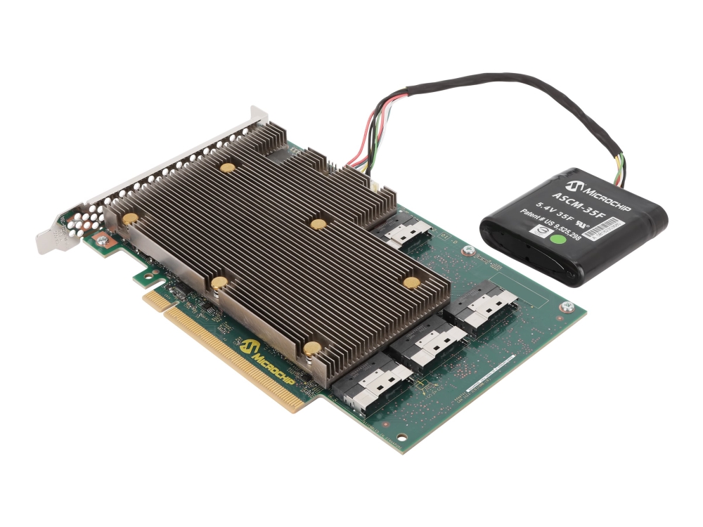 Microchip   Smartraid 3200 Series 3258p 32i  E   Styreenhed Til Lagring (raid)   32 Kanal   Pcie Kontakt   Sata 6gb S   Sas 24gb S   Pcie 4.0 ( fra Adaptec