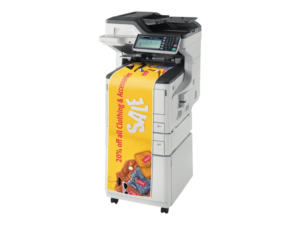 Mc883dnct Farvelaserprinter Scanner Kopimaskine Fax Lan A3 fra Oki
