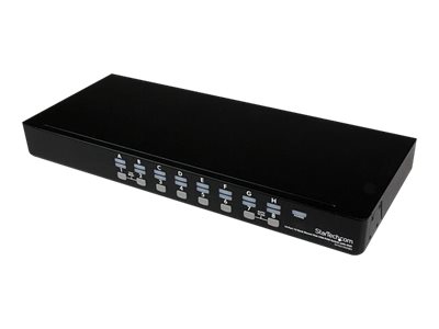 16 Port 1u Rackmount Usb Kvm Switch With Osd (sv1631dusbu)   Kvm Switch   16 X Kvm Port(s)   1 Lokalbruger   Desktop   For P N: Rk3236bk fra Startech.com