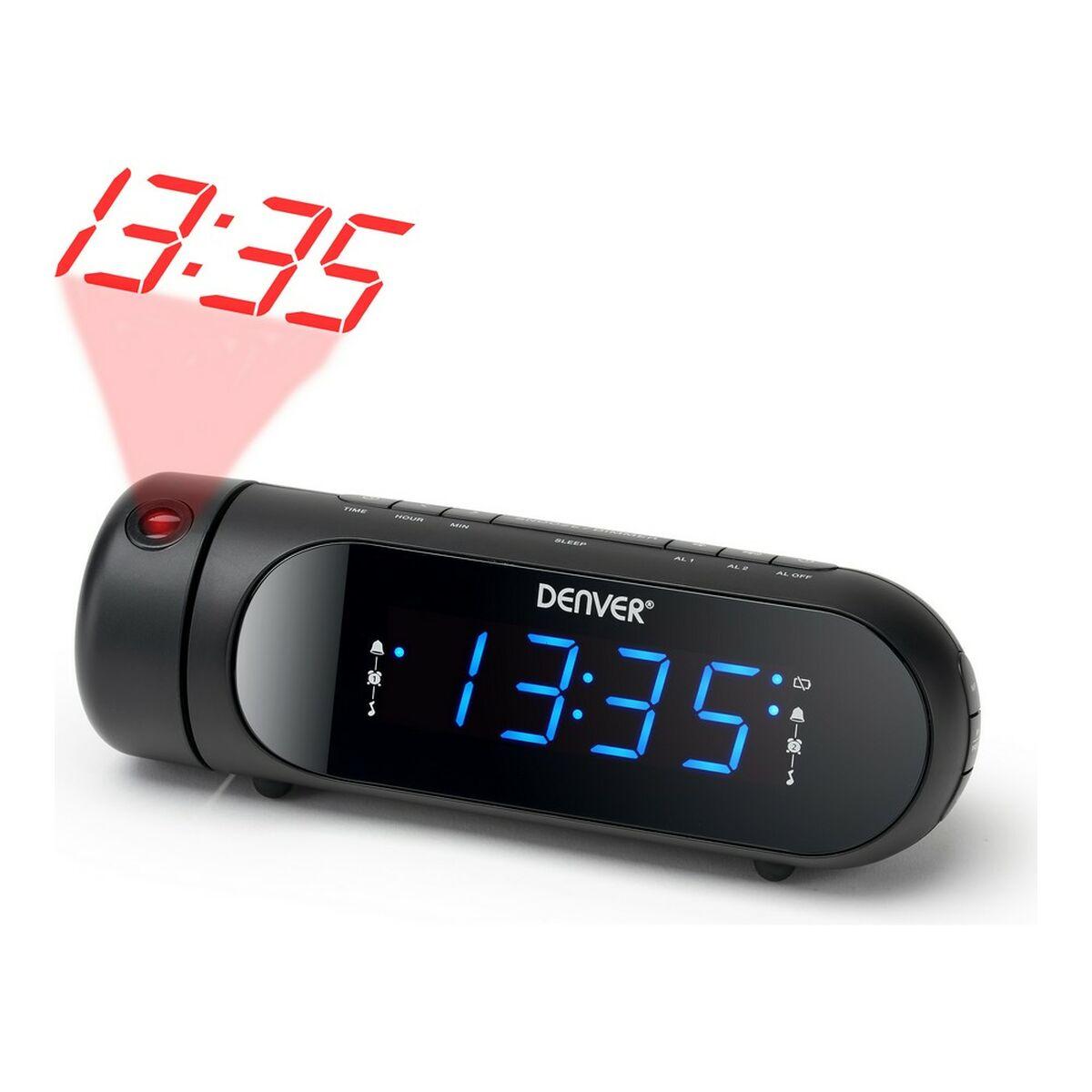 Clockradio Fm   Cpr 700 Sort fra Denver Electronics