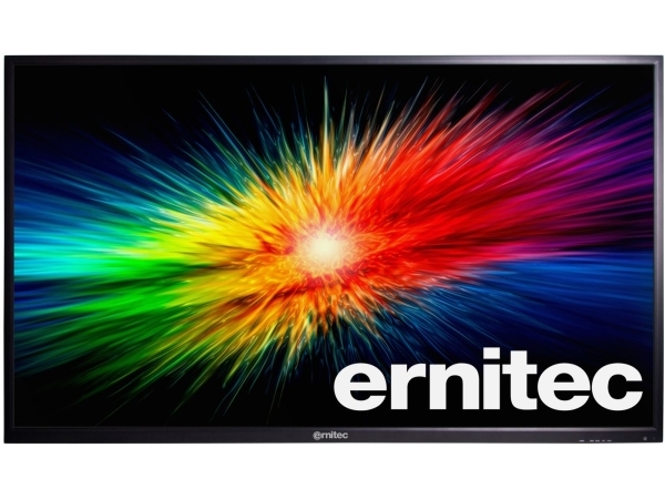 0070 24250 Waterproof, Cctv Skærm, Vægmonteret, Sort, 127 Cm (50"), 3840 X 2160 Pixel, Led fra Ernitec