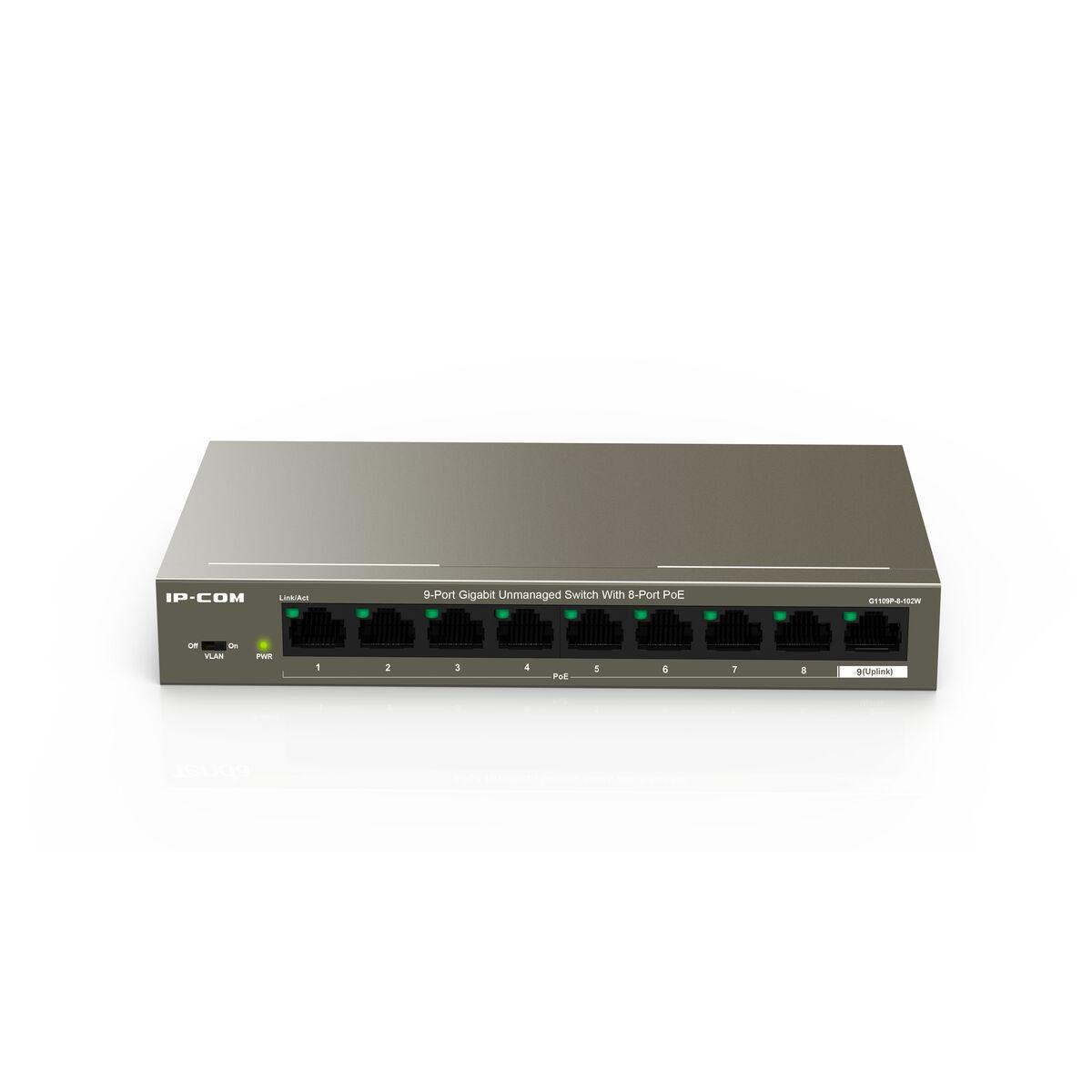 Switch Ip Com Networks G1109p 8 102w fra Ip-com Networks