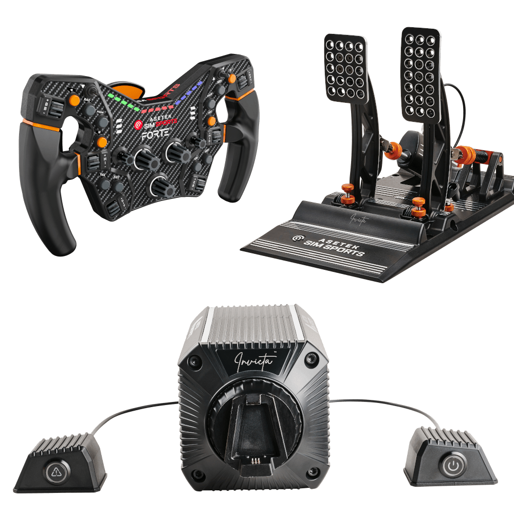 Invictaâ¢ Bundle Komplet Sim Racing Kit fra Asetek