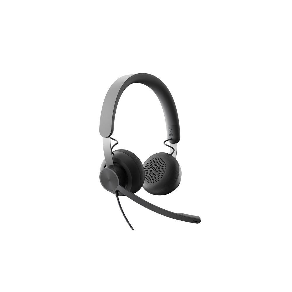 Hovedtelefoner Med Mikrofon   981 000870 Sort Grafit fra Logitech