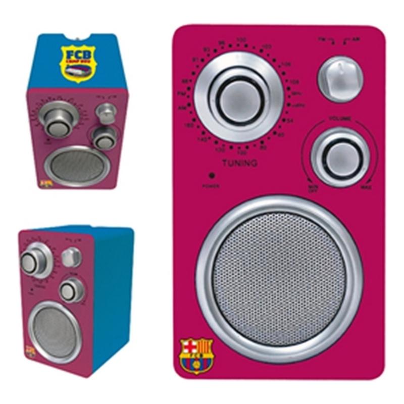 Transistorradio   Rødbrun fra F.c. Barcelona