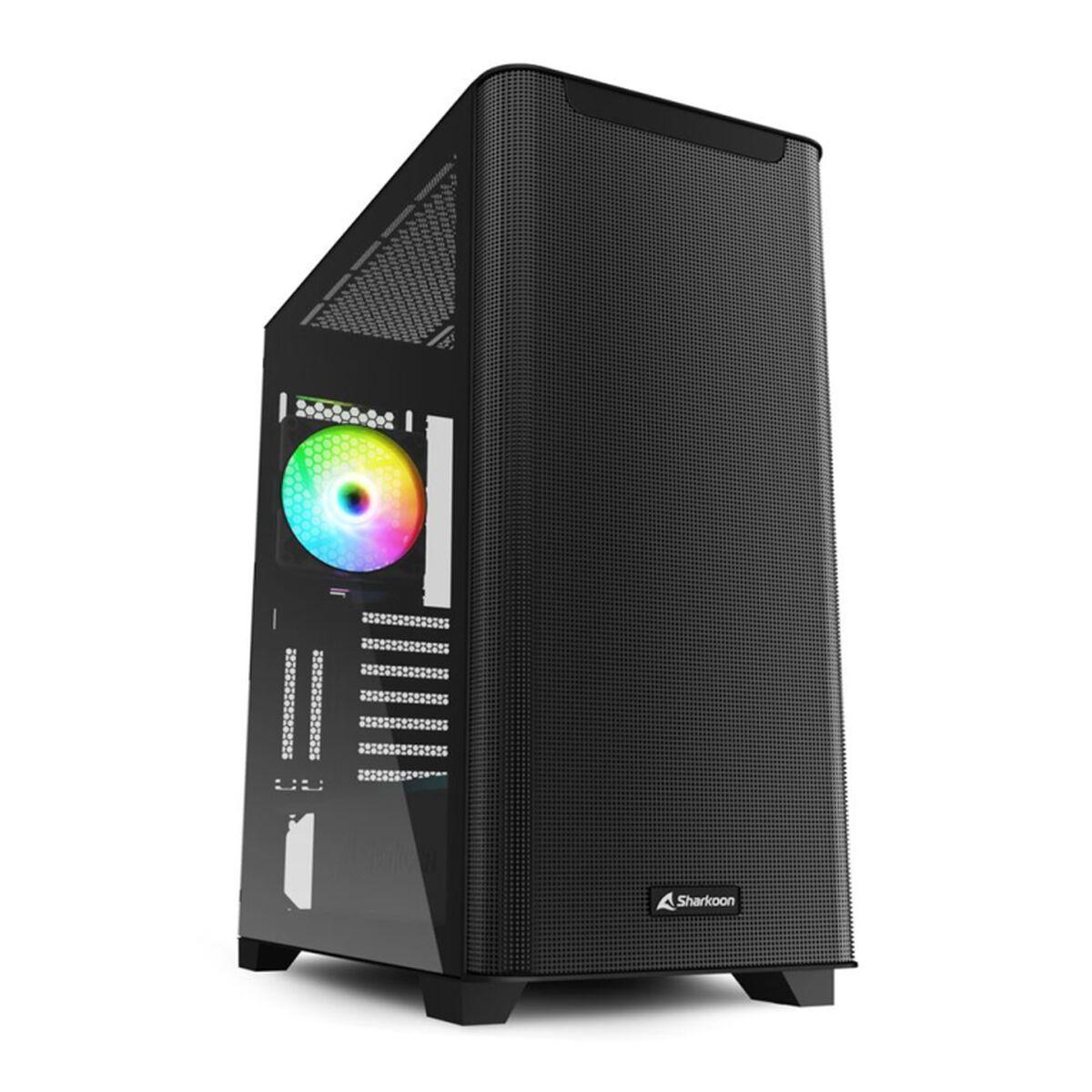 Atx Semi Tårn Kasse   M30 Rgb Atx E Atx Sort fra Sharkoon