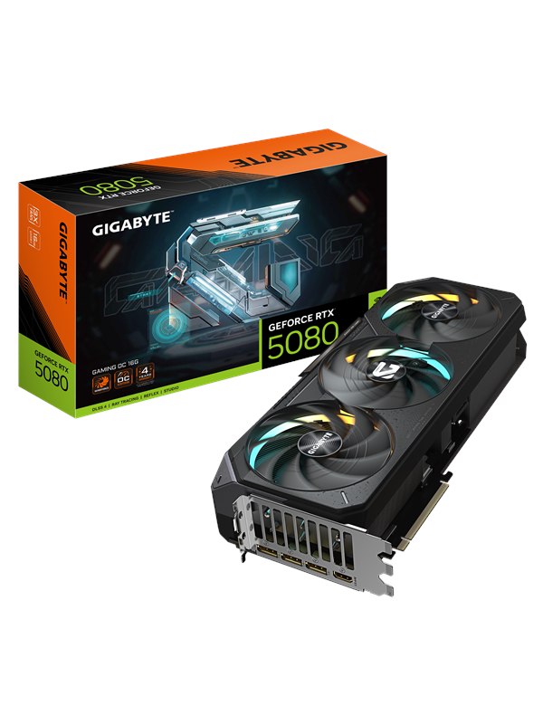 Geforce Rtx 5080 Gaming Oc   16gb Gddr7 Ram   Grafikkort fra Gigabyte