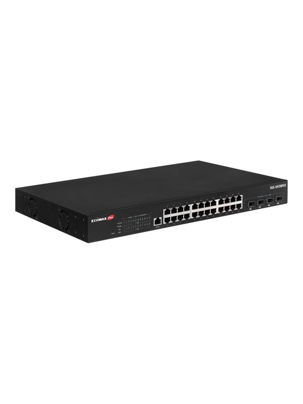 Pro Tgs 5428plx   Switch   Surveillance Vlan L2   28 Ports   Rack Mountable fra Edimax