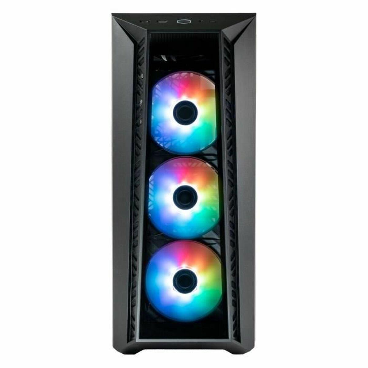 Atx Semi Tårn Kasse   Masterbox 520 Sort fra Cooler Master