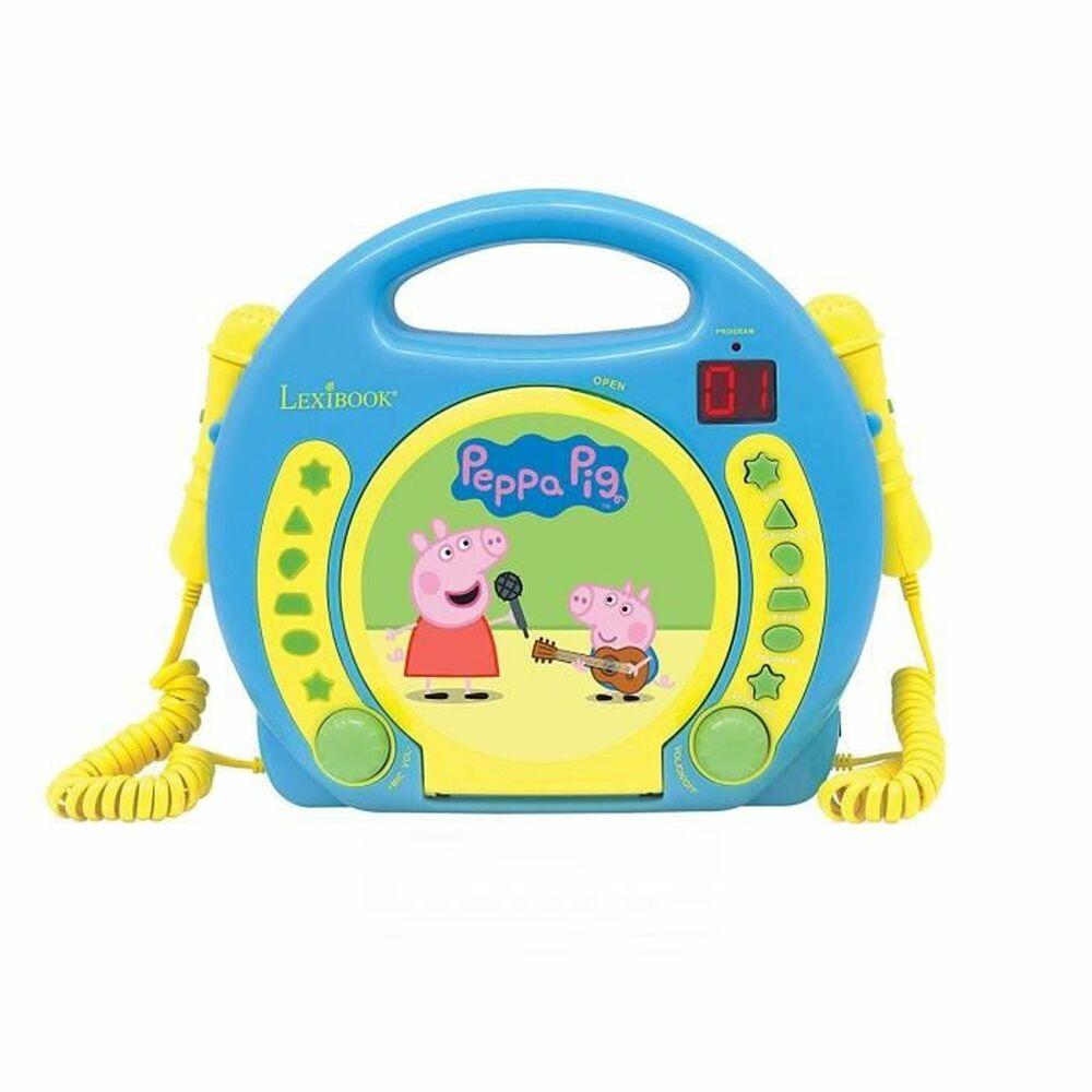Afspiller   Peppa Pig Cd Karaokemikrofon X 2 fra Lexibook
