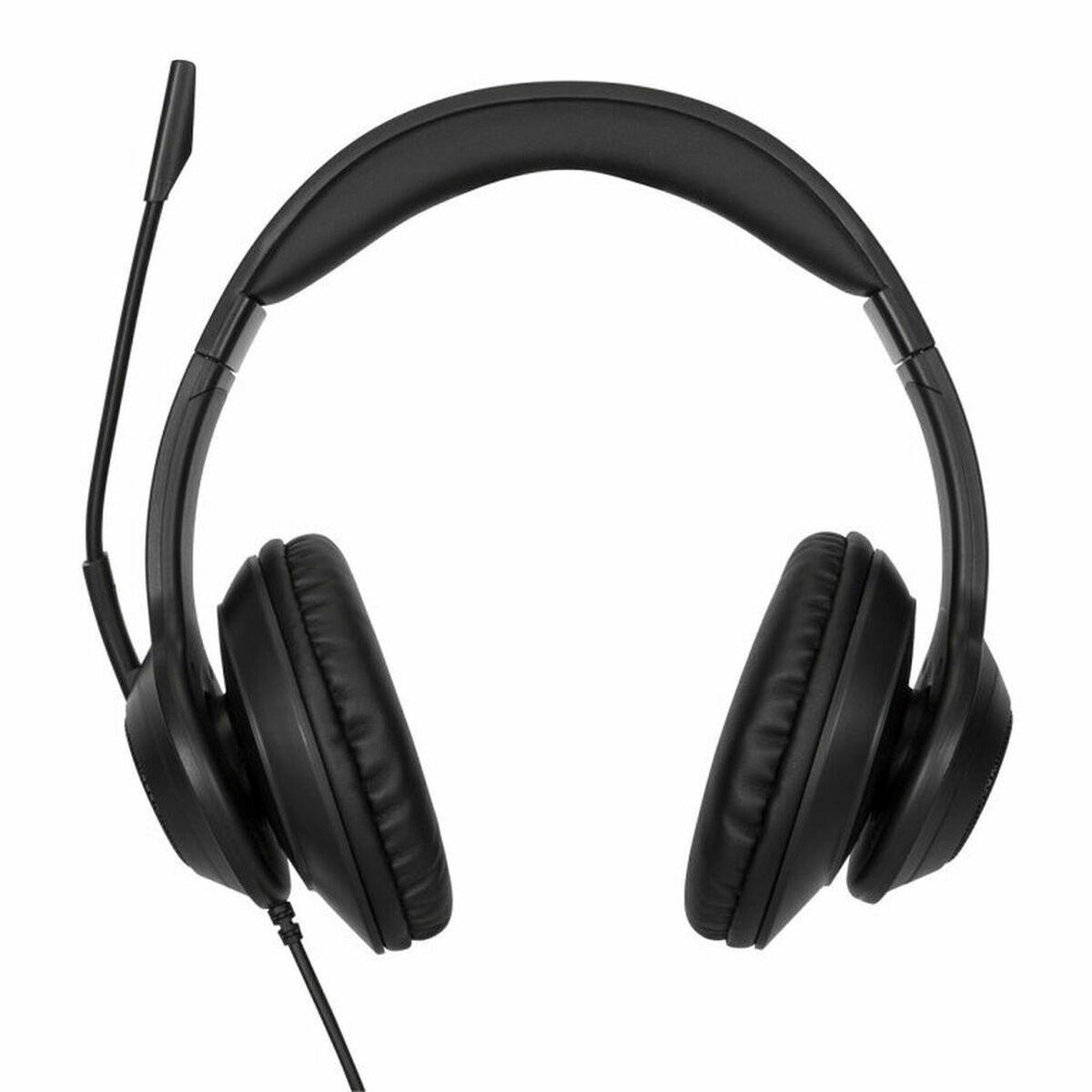 Hovedtelefoner Med Mikrofon   Aeh102gl Sort fra Targus