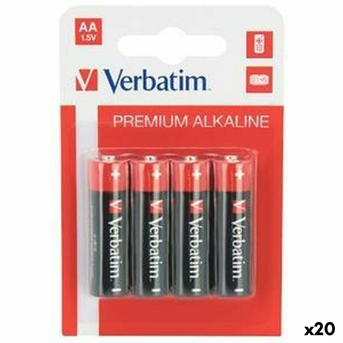 Alkalinebatterier   Lr06 1,5 V (20 Enheder) fra Verbatim