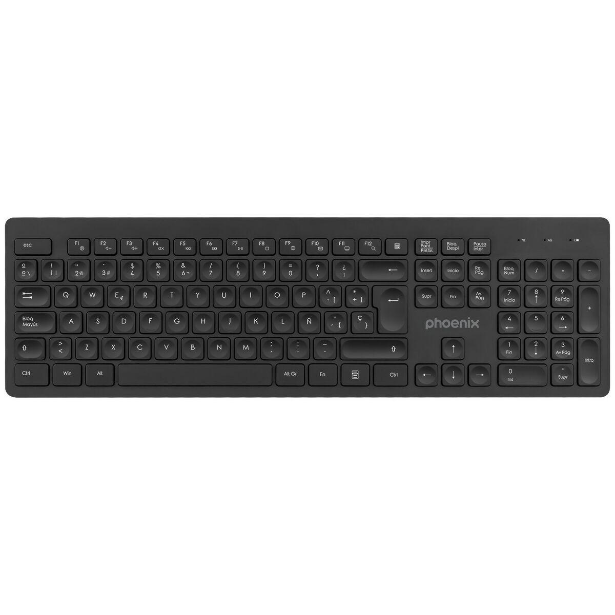 Trådløst Tastatur   K200 Spansk Qwerty fra Phoenix