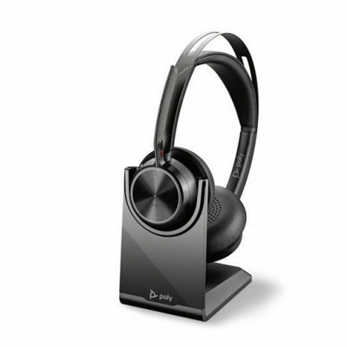 Hovedtelefoner   Voyager Focus 2 Uc Sort fra Poly