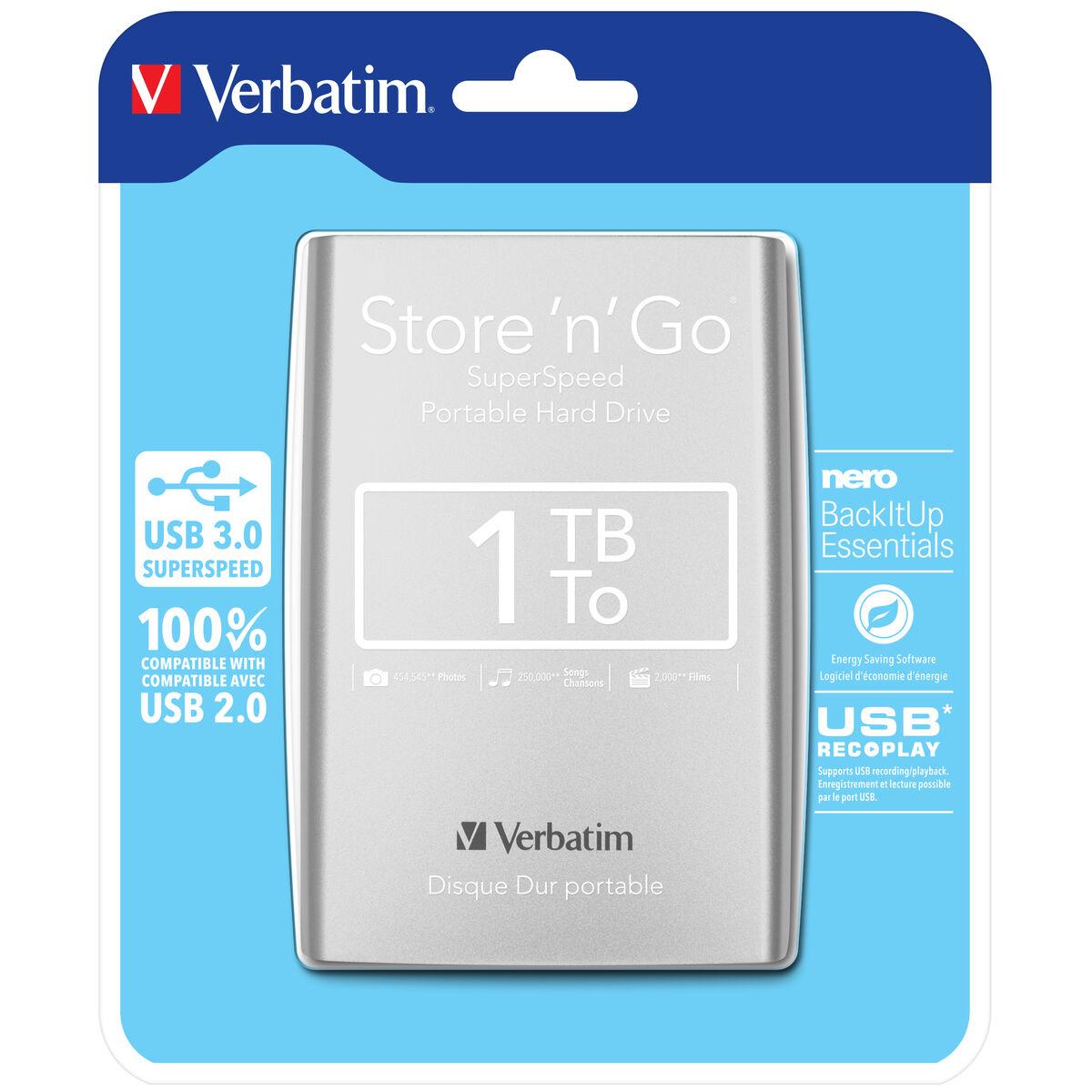 Ekstern Harddisk   53071 1 Tb Hdd fra Verbatim