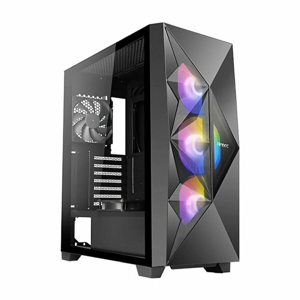 Atx Semi Tårn Kasse   0 761345 80081 5 Sort Atx Rgb fra Antec