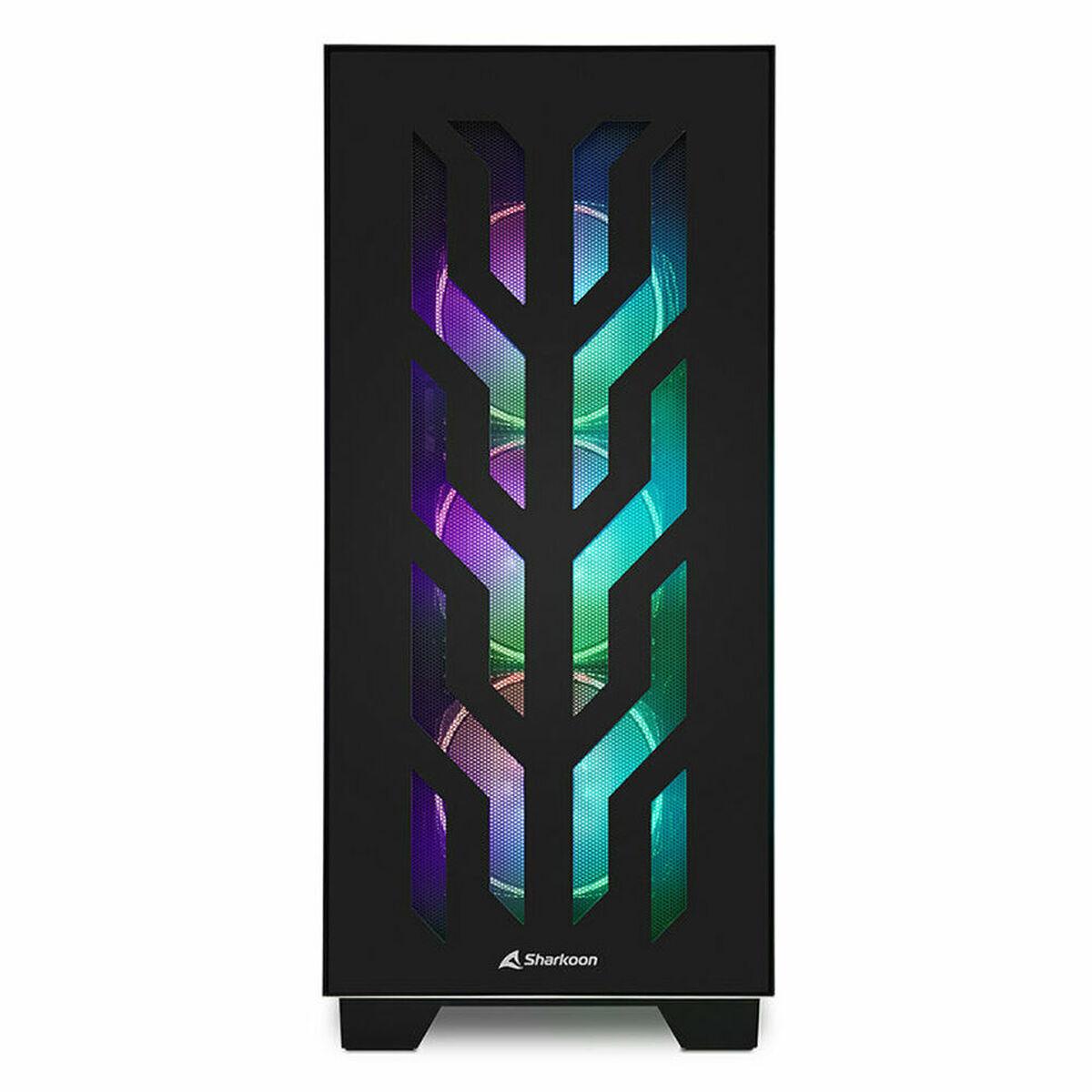 Atx Semi Tårn Kasse   Ca300t Sort Rgb fra Sharkoon