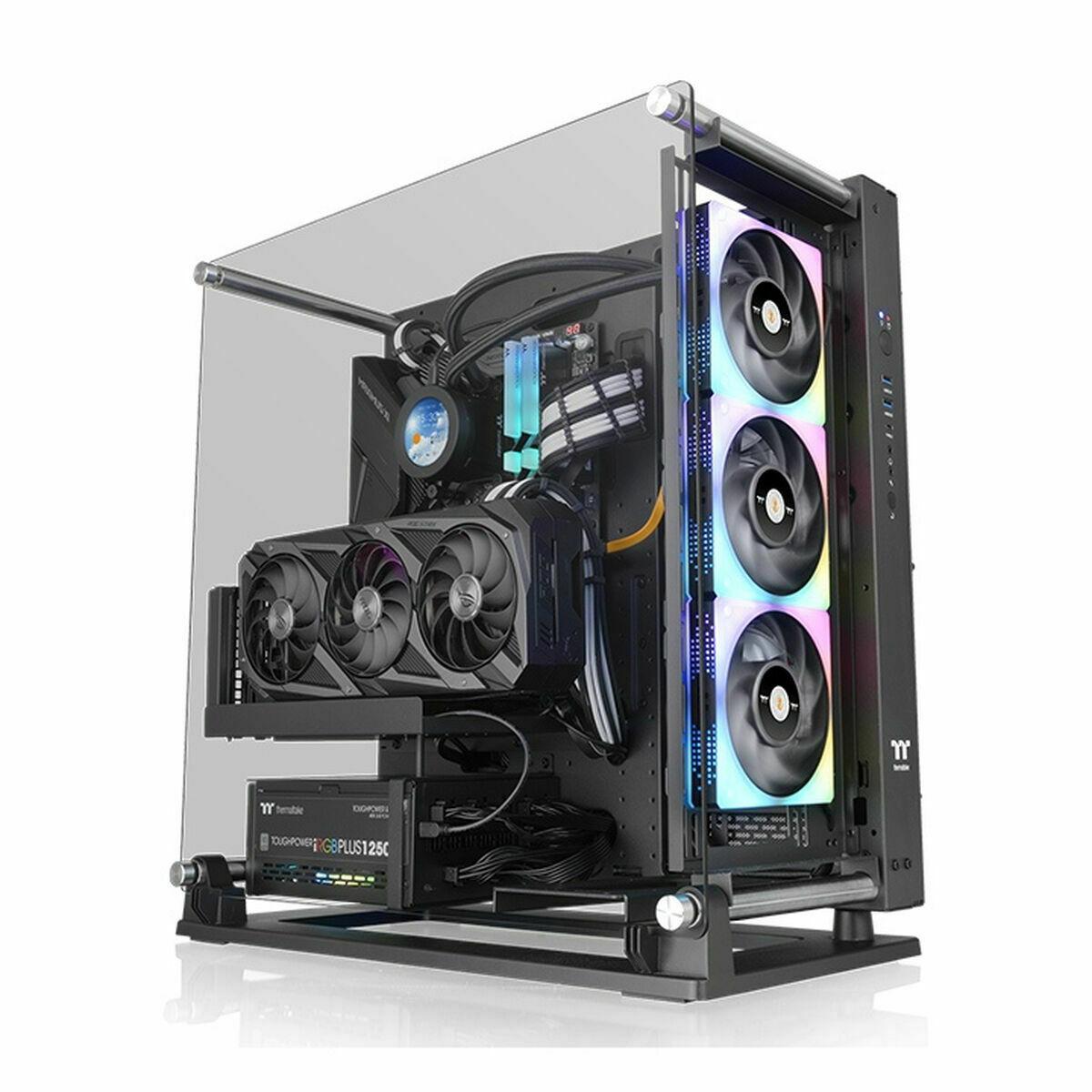 Atx Semi Tårn Kasse   Core P3 Tg Pro Sort Atx fra Thermaltake