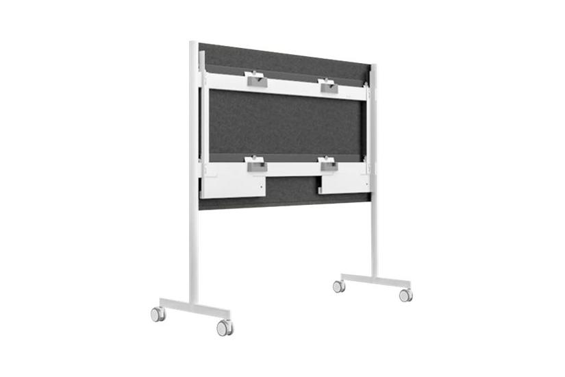 Roam Collection Vogn Med Hjul   For Interaktiv Whiteboard   Arktisk Hvid, Microsoft Grå fra Steelcase